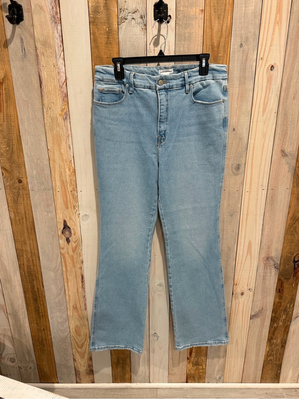Good American Good Curve Bootcut Jeans. Size 12/31